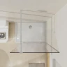 Душевая перегородка Azario Walk-In 100 AZ-251-100-MB-CL профиль Черный матовый стекло прозрачное