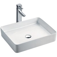 Раковина-чаша Koller Pool Kvadro 50 KR-0510-WB Белая фарфор накладная