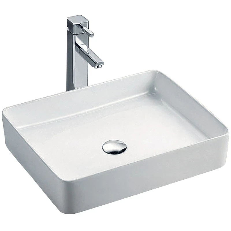 Раковина-чаша Koller Pool Kvadro 50 KR-0510-WB Белая фарфор накладная