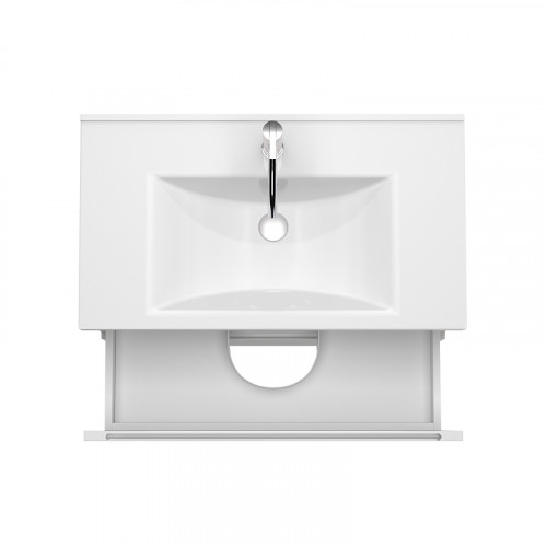 Тумба под раковину ЗОВ Дион 60 D60BM подвесная цвет Белый матовый