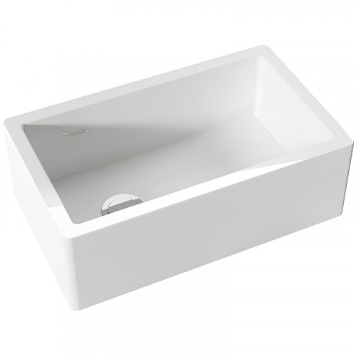 Кухонная мойка Kerasan Hannah Essex 76 541101 Белая керамика встраиваемый