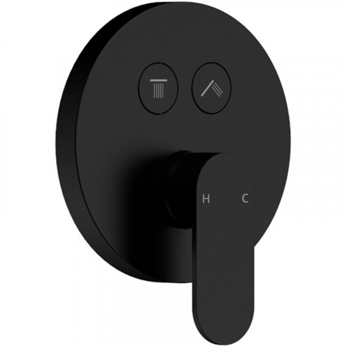 Душевая система AQUAme AQM8402MB Черная матовая латунь встраиваемый