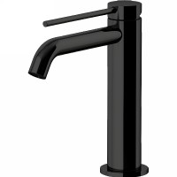 Смеситель для раковины Gattoni Circle Two 9144/91NO Черный матовый латунь