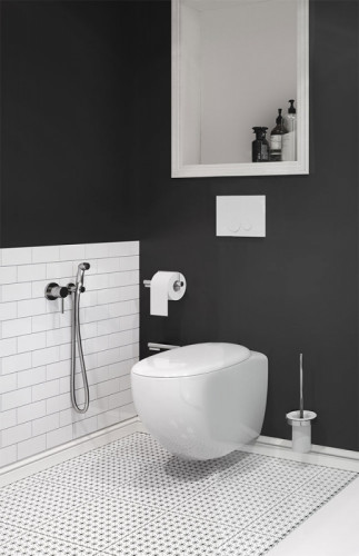 Гигиенический душ со смесителем Kludi Bozz 389990576 Хром латунь на стену