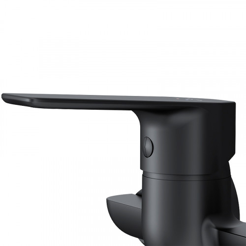 Смеситель для ванны AM.PM Gem F90A90122 универсальный Черный матовый латунь на стену