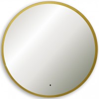 Зеркало Abber Mond 77 AG6204SCG-0.77 с подсветкой Золото с бесконтактным выключателем и диммером стекло