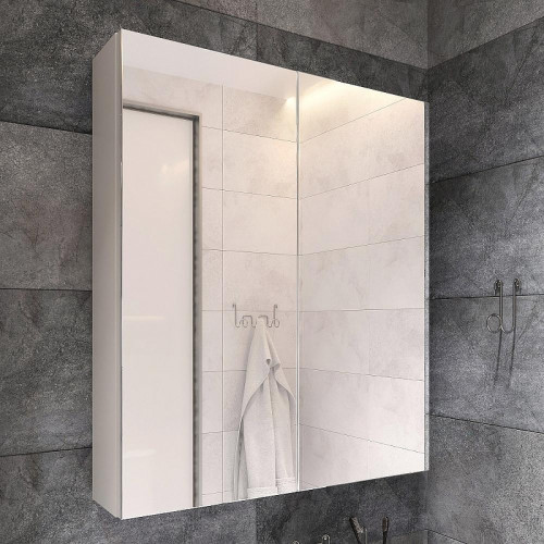 Зеркальный шкаф DIWO Архангельск 60 AH2306Z цвет Белый