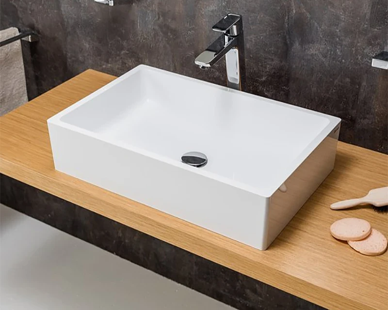 Раковина-чаша Ravak Formy 01 50 D XJL01250000 Белый искусственный камень (литьевой мрамор) накладная