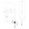 Смеситель для кухни Oliveeka K OL-458009-MB цвет Черный матовый
