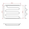 Водяной полотенцесушитель Mixline Simple PM2 60х80 556332 с полкой цвет Хром