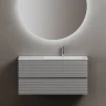 Тумба под раковину Sancos Folk 100 R FL100RES подвесная Ergraut soft МДФ / ЛДСП