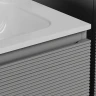 Тумба под раковину Sancos Folk 100 R FL100RES подвесная Ergraut soft МДФ / ЛДСП