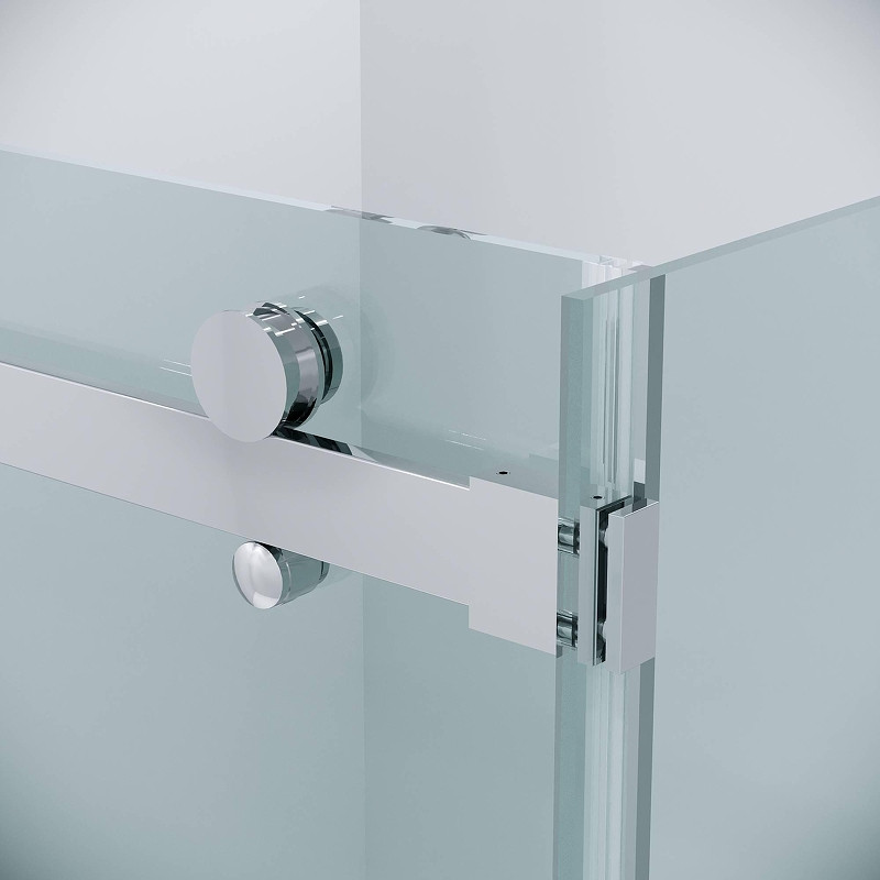 Душевая стенка Grossman Classic 100 200.K33.04.100.10.00 профиль Хром стекло прозрачное