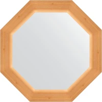 Зеркало Evoform Octagon 52х52 BY 3718 в багетной раме - Сосна 62 мм
