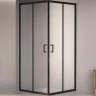 Душевой уголок RGW Passage PA-030B 80x80 3508103088-24 профиль Черный стекло матовое-сатинат