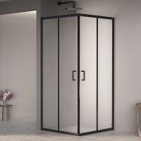 Душевой уголок RGW Passage PA-030B 80x80 3508103088-24 профиль Черный стекло матовое-сатинат