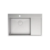 Кухонная мойка Lemark Kezadra 780L 9937149 цвет Сталь