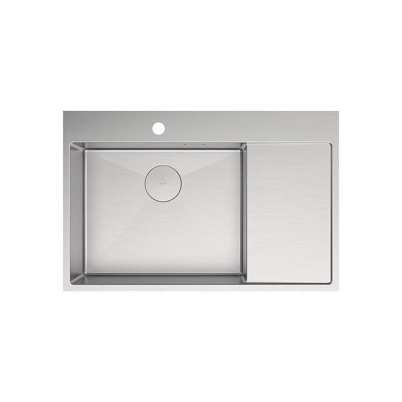 Кухонная мойка Lemark Kezadra 780L 9937149 цвет Сталь