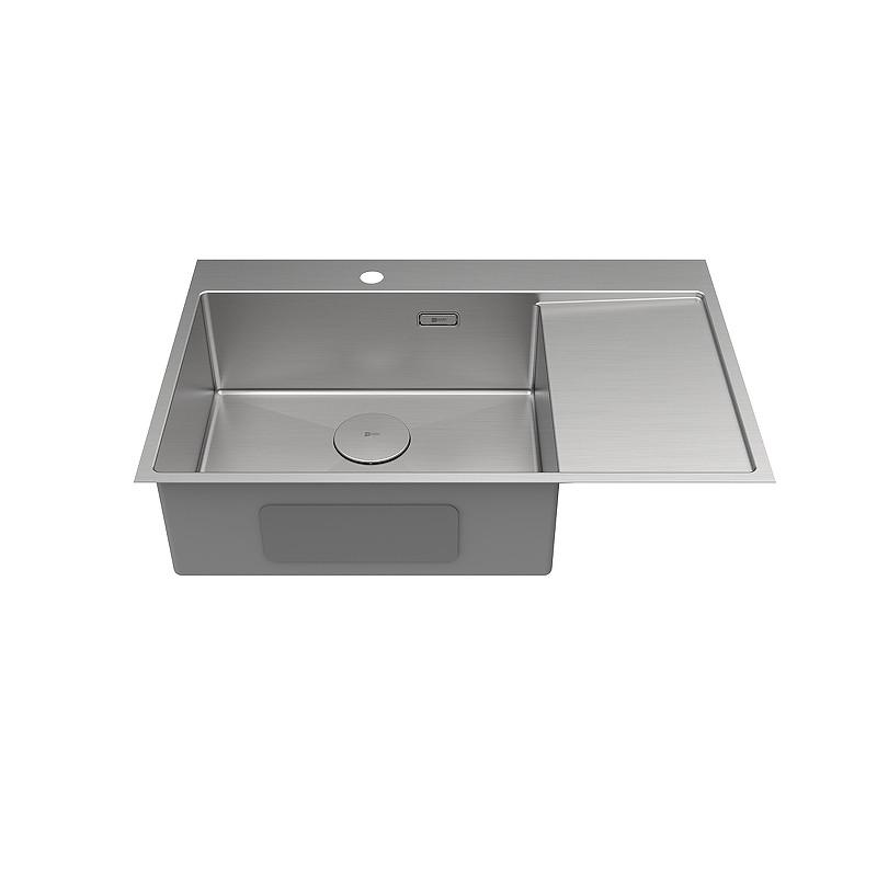 Кухонная мойка Lemark Kezadra 780L 9937149 цвет Сталь
