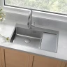 Кухонная мойка Lemark Kezadra 780L 9937149 цвет Сталь