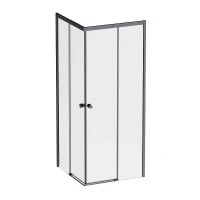 Душевой уголок AM.PM X-Joy 80х80 W94G-403-8080-BT1K профиль Черный матовый стекло прозрачное