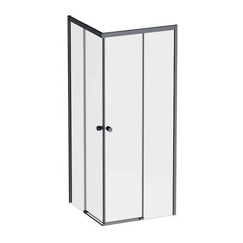 Душевой уголок AM.PM X-Joy 80х80 W94G-403-8080-BT1K профиль Черный матовый стекло прозрачное