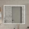 Зеркало Equil Lago 80 zLAGO80-14 с подсветкой цвет Белый с сенсорным выключателем