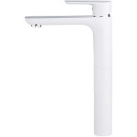 Смеситель для раковины Gappo G1048-2 Белый Хром латунь