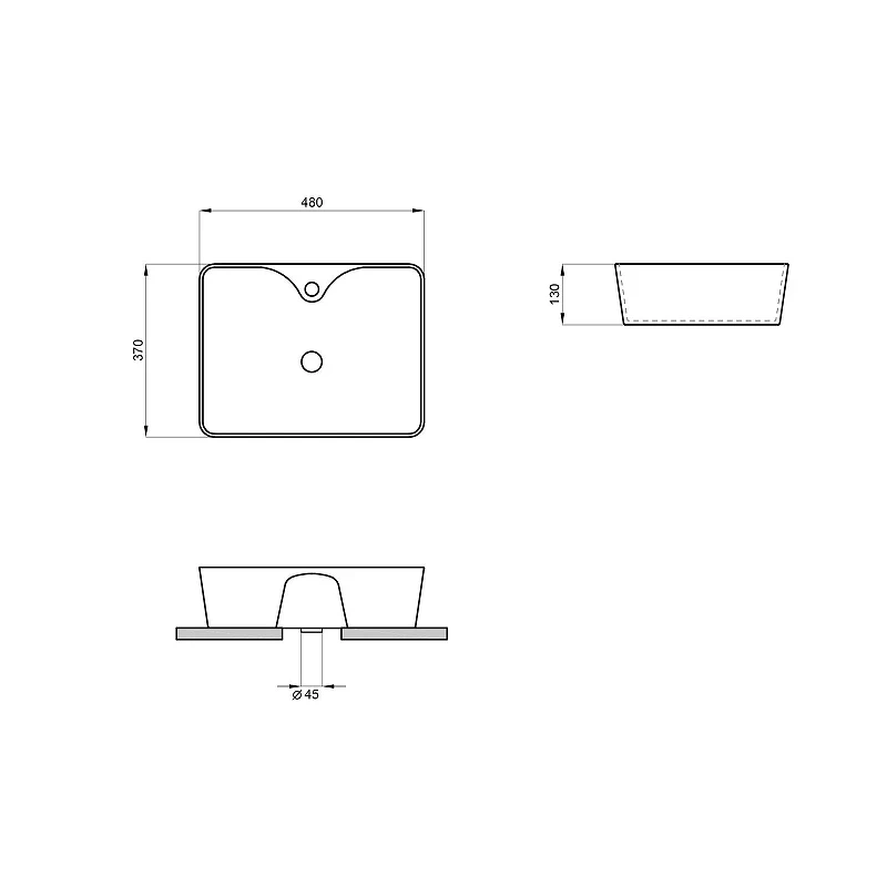Раковина Lavinia Boho Bathroom Sink 48 33311105 цвет Белый глянцевый