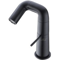 Смеситель для раковины Haiba HB10813-7 Черный матовый латунь