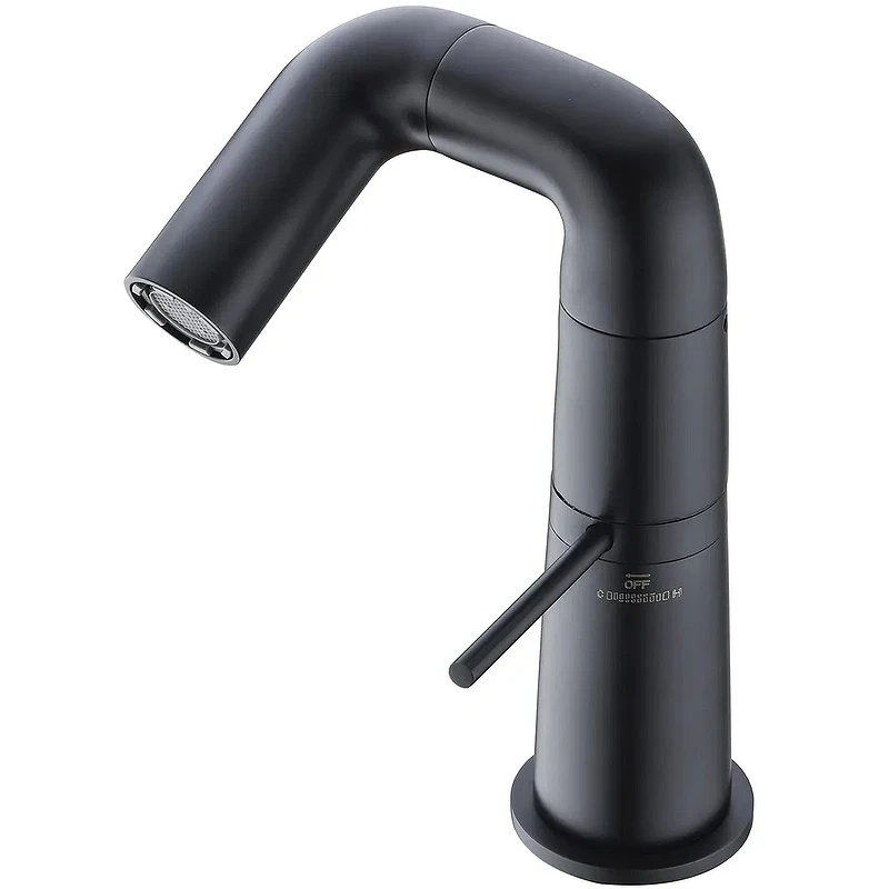 Смеситель для раковины Haiba HB10813-7 Черный матовый латунь