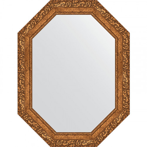 Зеркало Evoform Octagon 65x85 BY 7147 в багетной раме - Виньетка бронзовая 85 мм стекло
