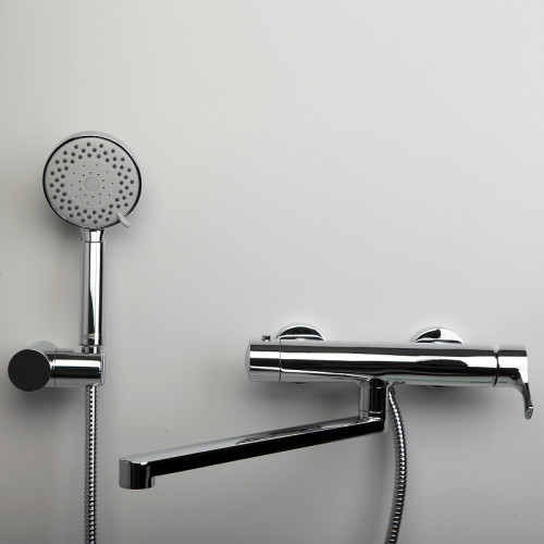 Смеситель для ванны WasserKRAFT Berkel 4802L универсальный Хром латунь на стену