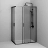 Душевой уголок AM.PM Gem 120x80 W90G-403-120280-BT профиль цвет Черный матовый стекло прозрачное