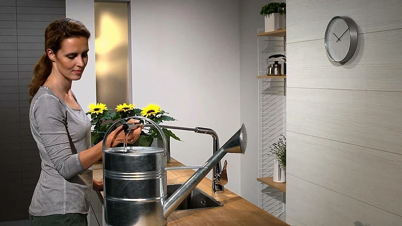 Смеситель для кухни Hansgrohe Metris 14821800 Сталь латунь