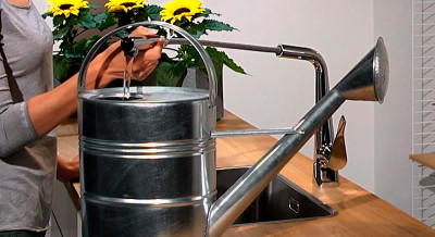 Смеситель для кухни Hansgrohe Metris 14821800 Сталь латунь