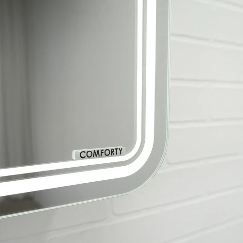 Зеркальный шкаф Comforty Нео 60 00-00017831 с подсветкой цвет Белый