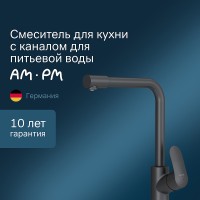 Смеситель для кухни AM.PM Like F8005722 Черный латунь