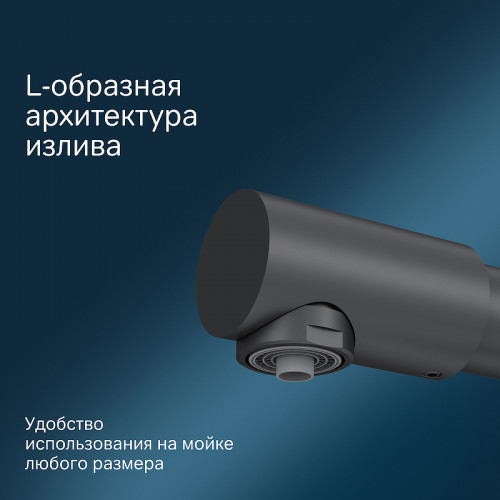 Смеситель для кухни AM.PM Like F8005722 Черный латунь