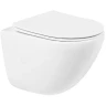 Сиденье для унитаза BelBagno Amanda BB051SC Белое с микролифтом