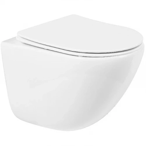 Сиденье для унитаза BelBagno Amanda BB051SC Белое с микролифтом
