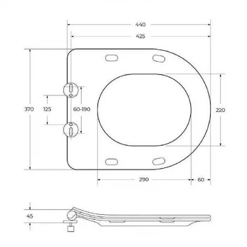 Сиденье для унитаза BelBagno Amanda BB051SC Белое с микролифтом