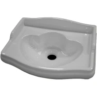 Раковина Kerasan Retro 41 103301*0 Белая фарфор подвесная, полувстраиваемая