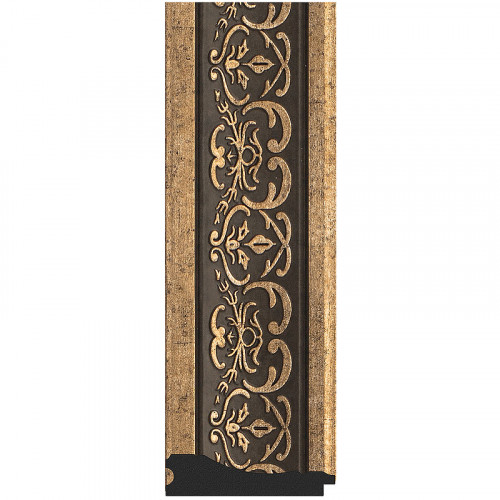 Зеркало Evoform Polygon 79х59 BY 7237 в багетной раме - Вензель серебряный 101 мм стекло