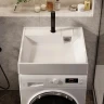 Раковина Paola Juno 60x60 на стиральную машину Белая глянцевая