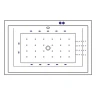 Акриловая ванна Excellent Crown Lux 190x120 WAEX.CRO19.NANO.CR с гидромассажем