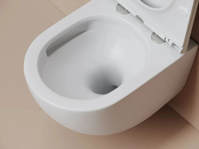Унитаз подвесной Ceramicanova Тренд (Vogue) CN4008TMW цвет Белый матовый с сиденьем Микролифт