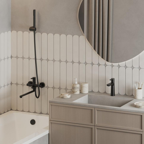 Смеситель для раковины Urbatec Veneto VE50714YO цвет Черный брашированный