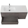 Тумба под раковину BelBagno Kraft 120 L KRAFT-1200-2C-1A-SO-CG-L подвесная Cemento Grigio МДФ / ЛДСП