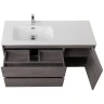 Тумба под раковину BelBagno Kraft 120 L KRAFT-1200-2C-1A-SO-CG-L подвесная Cemento Grigio МДФ / ЛДСП